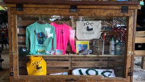 a store filled with lots of graffiti