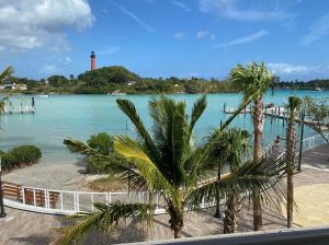 a bridge over a body of water
