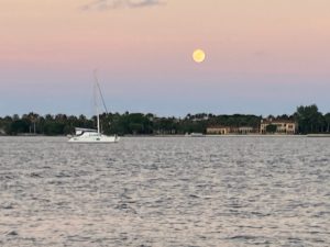 a boat on a body of water