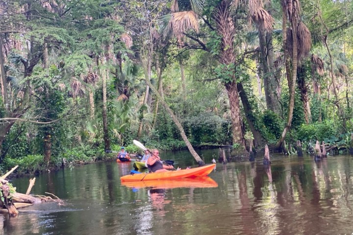 a small boat in a body of water